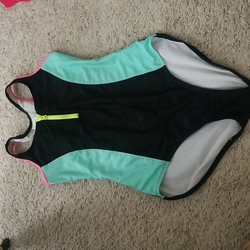 One piece big girls swimsuit